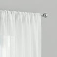 thumbnail image 6 of Mainstays Bel Air Sheer Wide Single Curtain Panel, White, 50" W x 95" L, 6 of 6