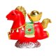 thumbnail image 5 of Figura de caballo de dibujos animados de estilo chino, estatua del año del caballo que trae riqueza, fortuna, caballo de la suerte, adorno decorativo de Feng Shui., 5 of 8