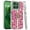 Hot Pink, variant on For Motorola Moto G Power 5G 2025 Case, Diamonds 3D Butterfly Floral Design Bling Sparkly Glitter Hybrid Metal Fashion with Ring Stand Phone Cover (Black)