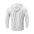 thumbnail image 5 of Miluxas Track Suits for Men 2 Piece Hoodies with Sweatpants Sets Casual Running Jogging Sport Suit Sets White 10(XL), 5 of 9