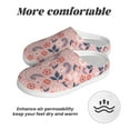 thumbnail image 6 of Lsque Tropical Plants Pattern Womens Comfort Cotton on Scuff With Memory Foam and Anti-skid Sole Slipper-35/36, 6 of 7