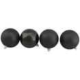 thumbnail image 3 of Northlight Shatterproof 4-Finish Christmas Ball Ornaments 3.25" (80mm) - Jet Black - 32ct, 3 of 3