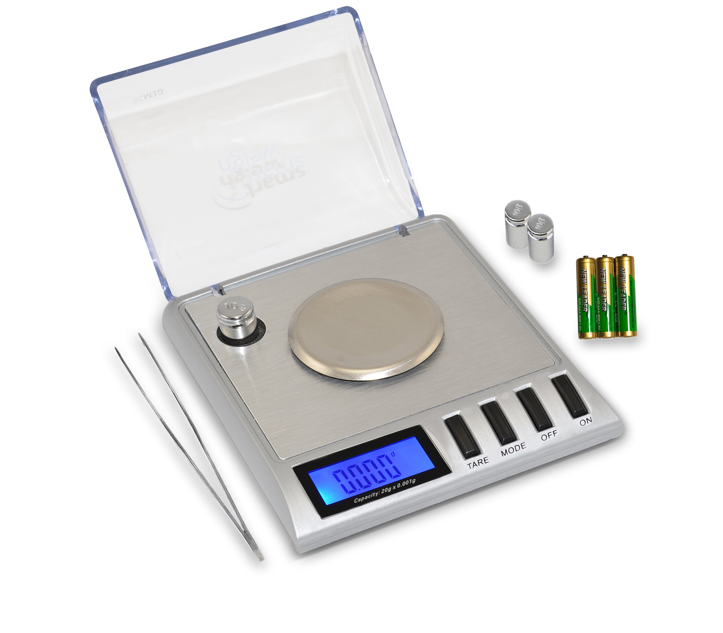 Optima Home Scales QU-53 Quartz Milligram Scale in Jewelry Box, White, 1 -  Smith's Food and Drug