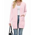 thumbnail image 2 of Cardigan Sweaters for Women Light Pink M, 2 of 10