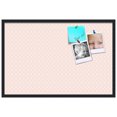 thumbnail image 2 of PinPix 36x24 Custom Cork Bulletin Board Baby Pink Chain Poster Board Has a Fabric Style Canvas Finish, Framed in Baby Pink Chain, by ArtToFrames (PinPix-575), 2 of 6