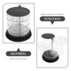 thumbnail image 3 of unbranded Organizador De Maquillaje Y Joyería Negro Con Varios Compartimentos Para, 3 of 8