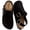 Black, variant on Women's Suede Clogs with Back Strap Men's Cork Footbed Leather Mules Clogs for Women Comfort Memory Foam Slingback Clog Sandals with Adjustable Buckle Slip on Potato Shoes