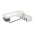 thumbnail image 2 of Punch-Free Rotating Storage Rack Plastic Suction Cup Bathroom Kitchen Storage Rack Organizer Shower Shelf, 2 of 8