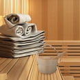 thumbnail image 2 of 1Set Wooden Barrel Spoon Bathing Barrel Set Special Barrel for Sauna Room, 2 of 8