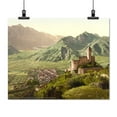 thumbnail image 2 of Print: Borgo (I.E., Borgo Valsugana) With Telvano Castle And Cima Dodici, 2 of 4