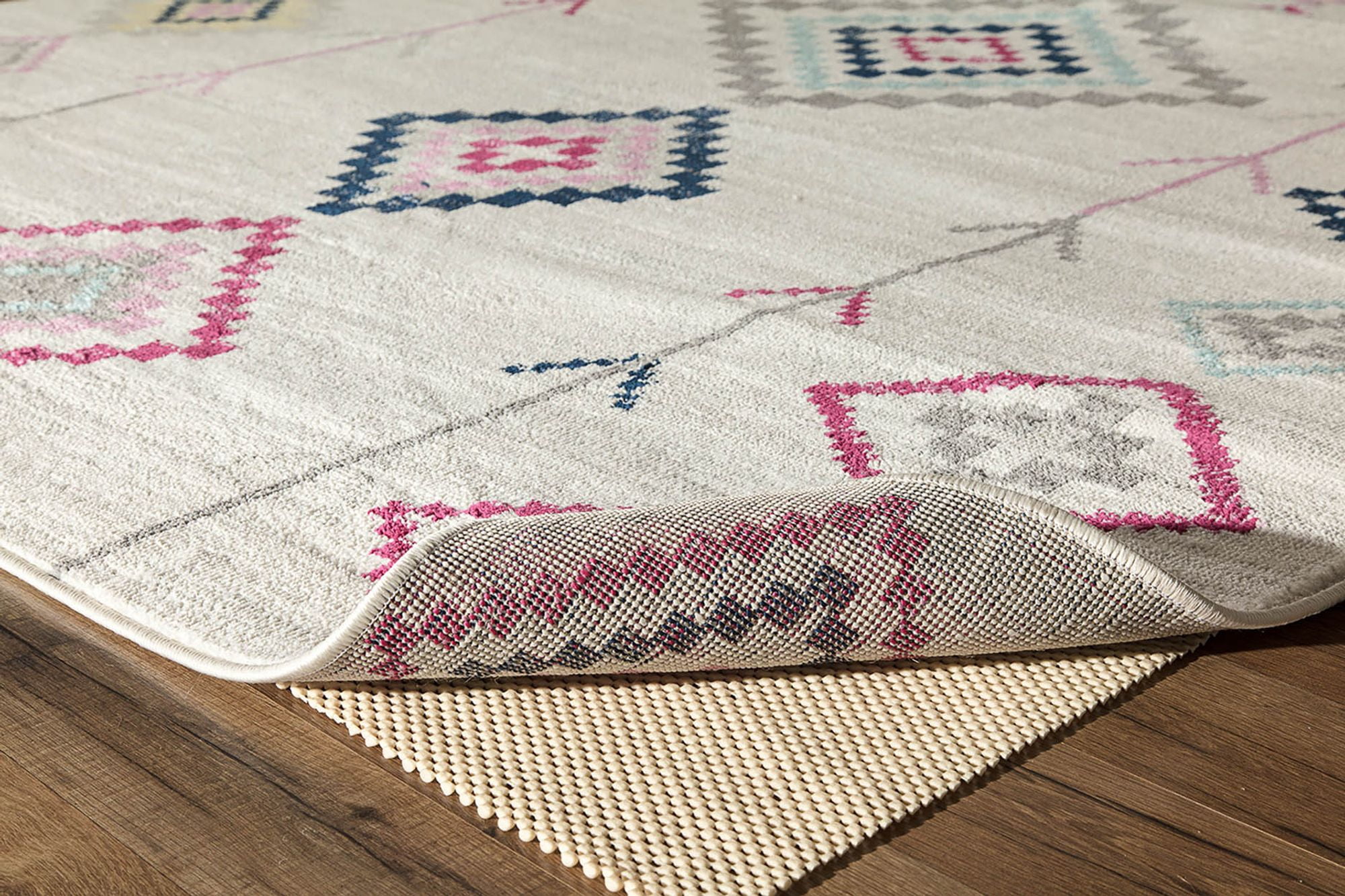 Soleil BR15A Native Ivory Tribal Moroccan ivory Area Rug, 2'x4'