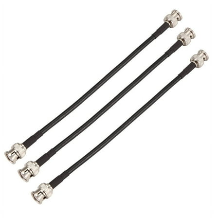 3 * Coax Jumper Cable-Black