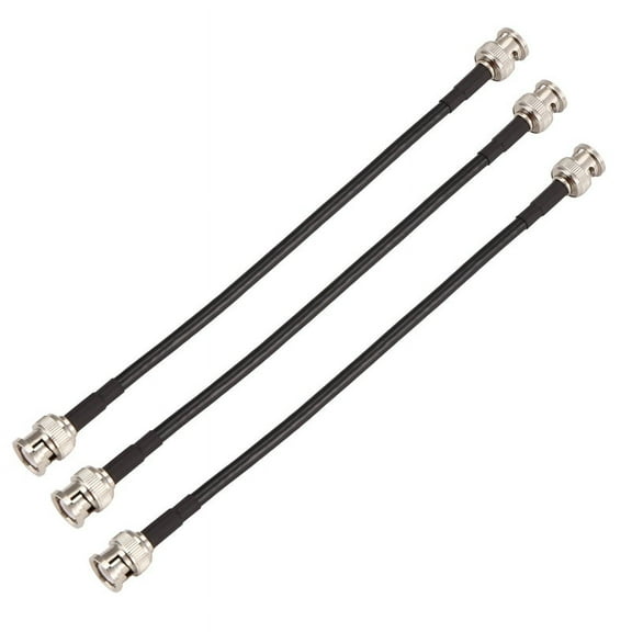 3 * Coax Jumper Cable-Black