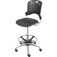 thumbnail image 3 of Circulation Stool, Polypropylene Back/seat, Black, 3 of 3