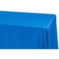 thumbnail image 1 of 1 Pc, Economy Polyester Tablecloth 90"X132" Oblong Rectangular - Royal Blue For Occasional Use, One-Time Events, Or Casual Affairs, 1 of 1