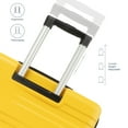 thumbnail image 3 of 24 Inch ABS Luggage with TSA Lock & Spinner Wheels, Hardside Expandable Travel Suitcase, Carry on Luggage, Yellow, 3 of 5
