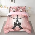 thumbnail image 2 of Castle Fairy Dreamy Black Bowknot Twin Bedding Sets,Valentine's Day Bedding Comforter Set, 2 of 8