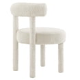 thumbnail image 5 of Side Dining Chair, Set of 2, Ivory White, Fabric, Kitchen Cafe Bistro Hospitality Restaurant, Modern Contemporary HB36145, 5 of 11
