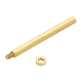 thumbnail image 4 of Uxcell 30mm+3mm M2 Standoff Screws 40 Pack Brass Hex Standoffs Nuts Gold Tone, 4 of 6