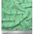thumbnail image 1 of Soimoi Green Velvet Fabric Stand & Camera Fashion Decor Fabric Printed Yard 58 Inch Wide, 1 of 3