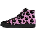 thumbnail image 3 of Aidianart Womens Duck High Top Shoes High Top Canvas Sneakers Size 6.5, 3 of 5