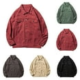 thumbnail image 4 of Vedolay Mens Jackets Long Sleeve Cardigan Open Front Button Down Loose Jackets Clothes ,L, 4 of 5