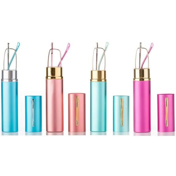 4 Packs Newbee Fashion -"Pocket" Tube Readers Easy Compact Pen Clip Portable Aluminum Hard Case Classic Spring Hinges, 1.00, 1.25, 1.50, 1.75, 2.00, 2.25, 2.50, 3.75, 3.00, 3.25, 350