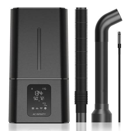 AC Infinity CLOUDFORGE T7, Plant Humidifier 15L with VPD and Humidity Controller, Detachable Piping, Indoor Room Humidifier with Redesigned No-Leak Seal for Grow Tents, Grow Rooms & Greenhouses