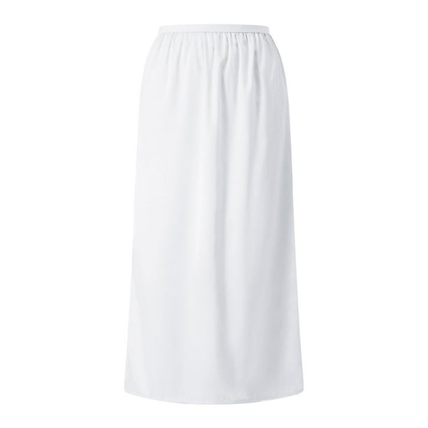 Jupon Sous-robe Femme - Mi-long, Tissu Opaque Et Léger, Taille élastique, Pour Robes Transparentes Ou événements