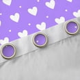 thumbnail image 4 of Homewish Graffiti Loves Pattern Black Out Curtains,Happy Valentine'S Day Curtains Pack of 2 (42x63 Each),Purple White Bedroom Curtains For Girls Kids,Super Cozy Room Decor, 4 of 6