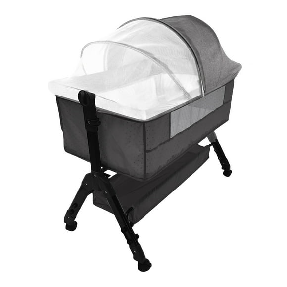 Cuna Colecho Portátil de Viaje Baby Nest Antireflujo Color Gris Obscuro