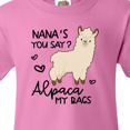 thumbnail image 4 of Inktastic Nana's You Say Alpaca My Bags Youth T-Shirt, 4 of 5