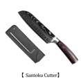 thumbnail image 4 of Juego de herramientas de corte de acero inoxidable de 9 piezas Cortador de cocina japonés Santoku, 4 of 8