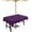 Solid Colorvhn5208, variant on Dark Purple Outdoor Tablecloth with Umbrella Hole and Zipper, Solid Color Table Cover for Rectangle Tables Waterproof Tabletop Collection for Patio, Garden, Picnic, Camping 60 x 84 inch