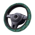 thumbnail image 2 of Naloa Green And Gold Marble Elastic Steering Wheel Cover, Auto Steering Wheel Cover – 15 Inch, Fit Suvs,Vans Cars,Trucks, 2 of 6