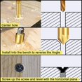 thumbnail image 3 of 6 Pack Hss 5 Hex Shank Countersink Countersink Bits With 5" Auto Center Punch Deburring Tools For Steel Wood Plastic, 3 of 5