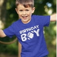 thumbnail image 4 of Birthday Boy Football Sports Lover Birthday Shirt for Boys All Ages Birthday Vintage Royal Shirt 4T, 4 of 5