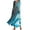 Blue #28, variant on pstuiky Dresses for Women, Women Cotton and Linen Dress Long Sleeve Crew Neck Dress Printed Dress and Ankle Dress Casual Holiday Dress with Pockets Leisure Sky Blue S