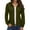 Army Green, variant on Oplxuo Zip Up Hoodies for Women Long Sleeve Basic Sweatshirts Jacket 2025 Fall Winter Hooded Outerwear with Pockets