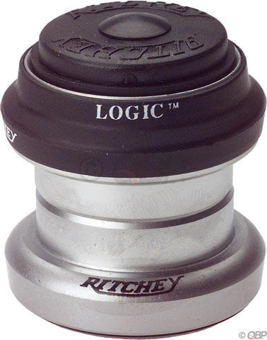 33000877003 Ritchey Logic 1" Threadless Headset Black/Silver 1" 