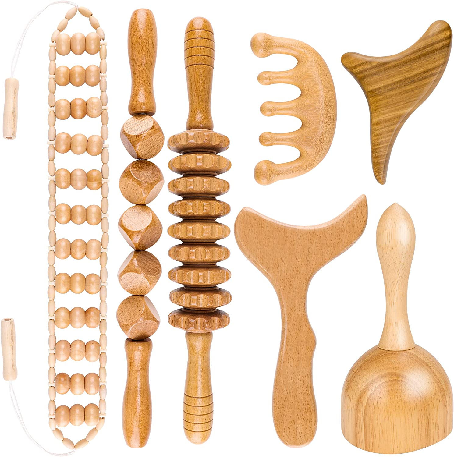 Wood Therapy Massage Tools, Lymphatic Drainage Massager Maderoterapia