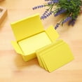 thumbnail image 7 of 9.4 x 5.5cm Paper Blank Index Flash Cards DIY Greeting Quick Message, 90 Sheets Yellow, 7 of 7