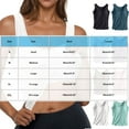 thumbnail image 3 of Delliss Womens Yoga Workout Tank Tops with Built in Shelf Bras Summer Loose Fit Racerback Tank Top, 3 of 9