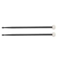thumbnail image 2 of Drums Mallets Accessory, Even Percussion Portable 2Pcs Drum Mallet Set Felt Head  For Performance Black, 2 of 8