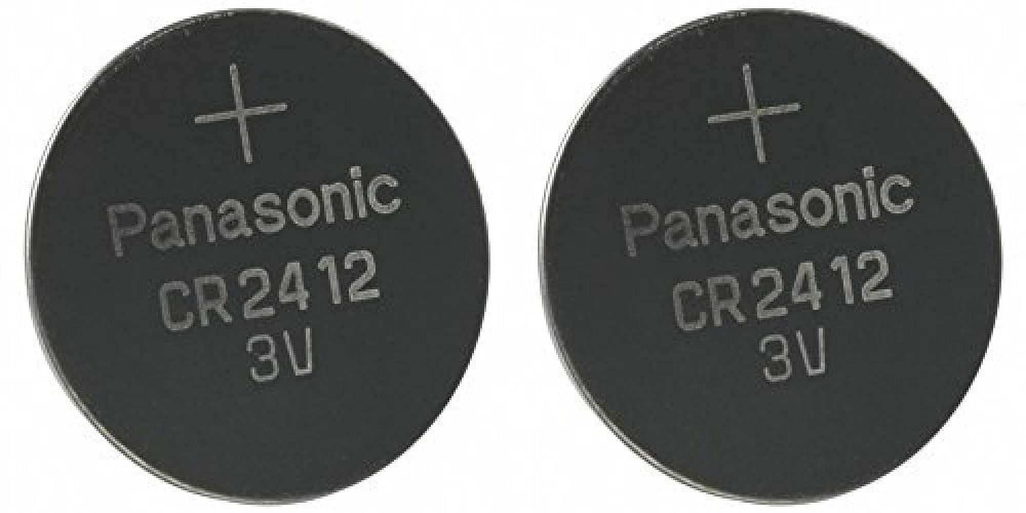Panasonic CR2412 Lithium Battery 3V (2 Batteries Per Pack)