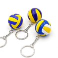 thumbnail image 4 of 2 llaveros deportivos creativos de voleibol, colgantes para fanáticos del juego., 4 of 5