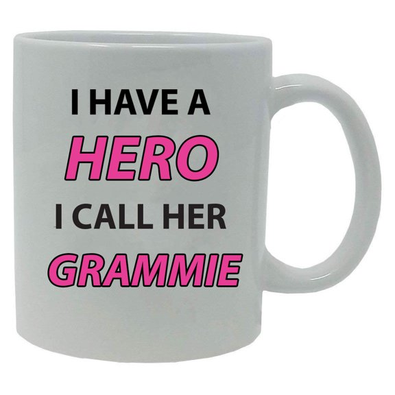 I Have a Hero I Call Her Grammie 11-Ounce White Ceramic Coffee Mug