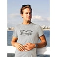 thumbnail image 2 of Hand Written Buon Ferragosto T-Shirt Men -Image by Shutterstock, Male XX-Large, 2 of 4