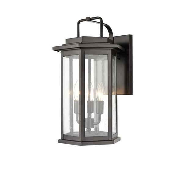 Millennium Lighting - Ellis - 3 Light Outdoor Wall Bracket-18.25 Inches Tall and