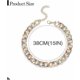 thumbnail image 3 of Boho Choker Necklace Gold Cuban Link Necklaces Chain Fashion Jewelry for Women and Girls, 3 of 4